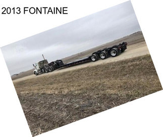 2013 FONTAINE