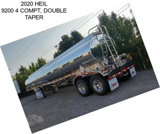2020 HEIL 9200 4 COMPT, DOUBLE TAPER