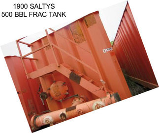 1900 SALTYS 500 BBL FRAC TANK