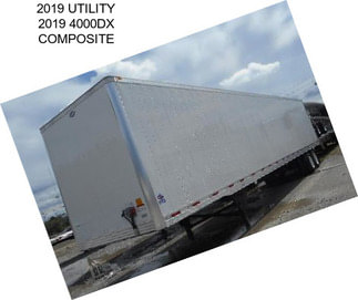 2019 UTILITY 2019 4000DX COMPOSITE