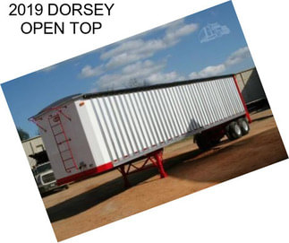 2019 DORSEY OPEN TOP