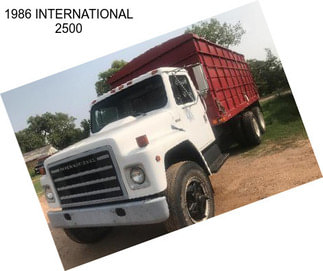 1986 INTERNATIONAL 2500