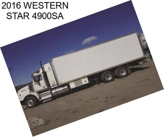 2016 WESTERN STAR 4900SA