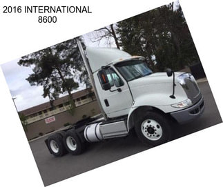 2016 INTERNATIONAL 8600