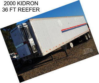 2000 KIDRON 36 FT REEFER