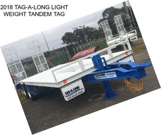 2018 TAG-A-LONG LIGHT WEIGHT TANDEM TAG