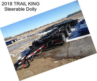 2018 TRAIL KING Steerable Dolly