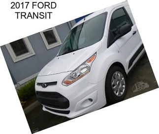 2017 FORD TRANSIT