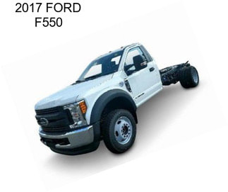 2017 FORD F550