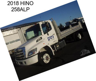 2018 HINO 258ALP