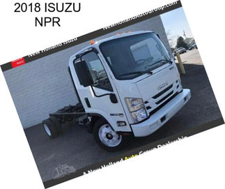 2018 ISUZU NPR