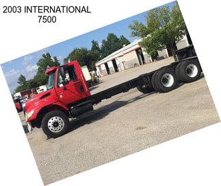 2003 INTERNATIONAL 7500