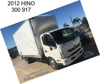 2012 HINO 300 917