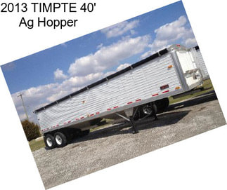 2013 TIMPTE 40\' Ag Hopper
