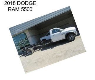 2018 DODGE RAM 5500