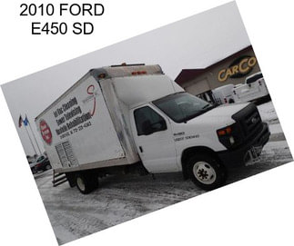 2010 FORD E450 SD