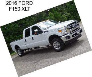 2016 FORD F150 XLT