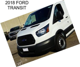 2018 FORD TRANSIT