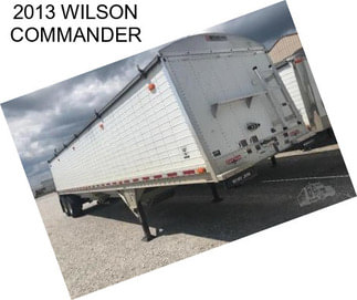 2013 WILSON COMMANDER