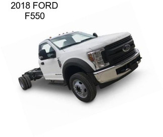 2018 FORD F550