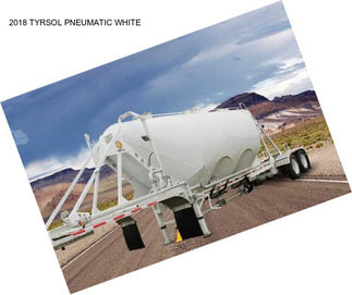 2018 TYRSOL PNEUMATIC WHITE