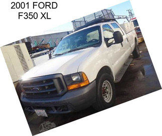 2001 FORD F350 XL