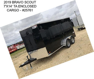 2019 BRAVO SCOUT 7\'X14\' TA ENCLOSED CARGO - #25761