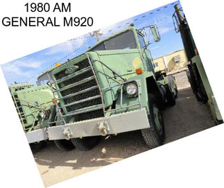 1980 AM GENERAL M920
