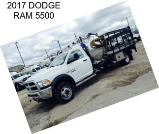 2017 DODGE RAM 5500