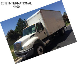 2012 INTERNATIONAL 4400