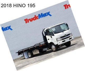 2018 HINO 195