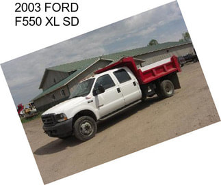 2003 FORD F550 XL SD