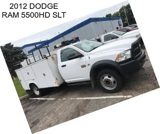 2012 DODGE RAM 5500HD SLT