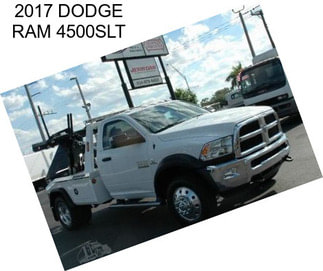 2017 DODGE RAM 4500SLT