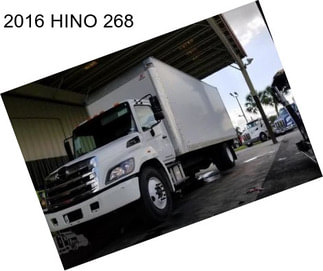 2016 HINO 268