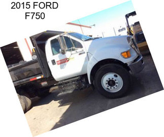 2015 FORD F750