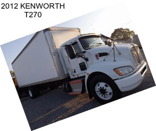 2012 KENWORTH T270