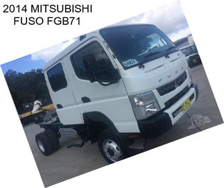 2014 MITSUBISHI FUSO FGB71