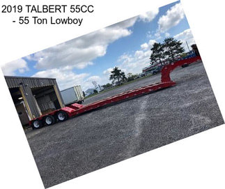 2019 TALBERT 55CC - 55 Ton Lowboy