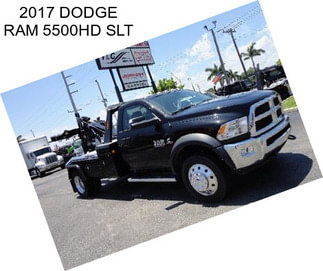 2017 DODGE RAM 5500HD SLT