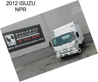 2012 ISUZU NPR