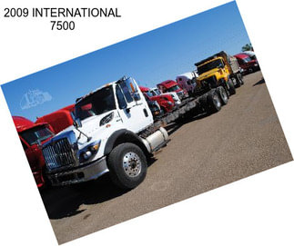 2009 INTERNATIONAL 7500