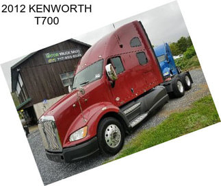 2012 KENWORTH T700