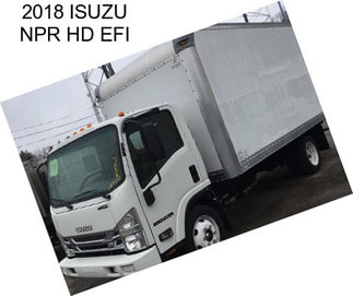 2018 ISUZU NPR HD EFI