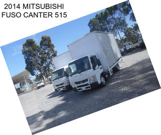 2014 MITSUBISHI FUSO CANTER 515