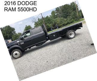 2016 DODGE RAM 5500HD