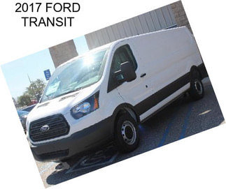 2017 FORD TRANSIT