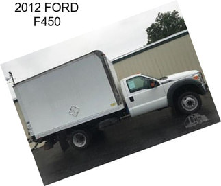 2012 FORD F450