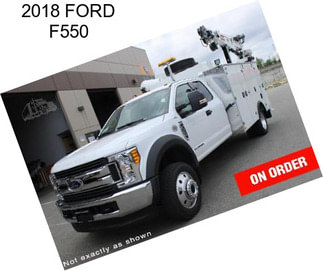 2018 FORD F550