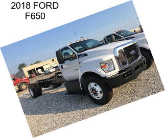 2018 FORD F650
